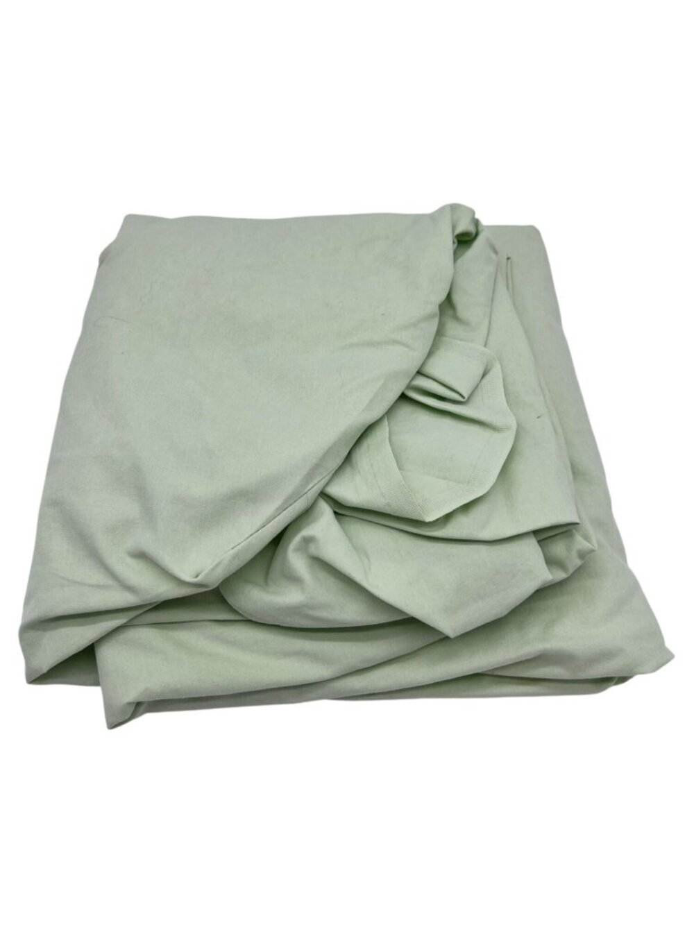 Martha Stewart Everyday Green Solid Color Classic Twin Fitted Sheet Bedding
